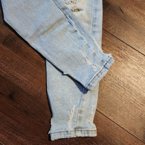 Light Blue Women's Jeans - Picture 3 of 7